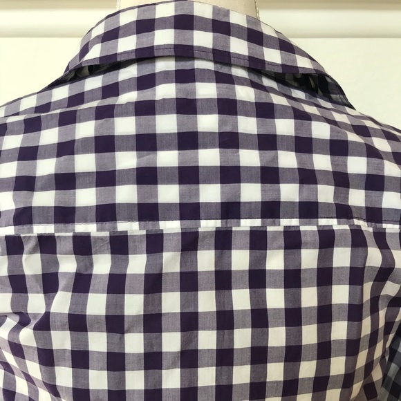 [J. Crew] Mini Gingham Checkered Boy Shirt - Picture 5 of 8